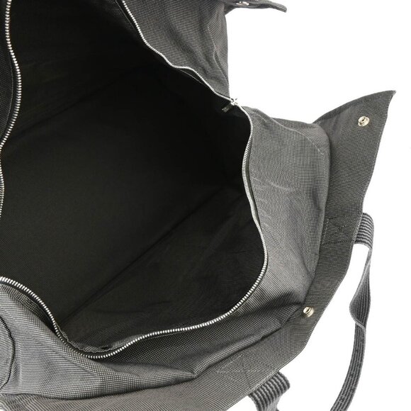 Hermes Gray Canvas Herline Tote GM Handbag 185630 - Picture 10 of 10